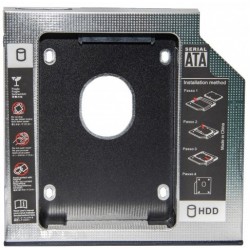 Кішеня-адаптер 1stCharger, Black, 9.5 мм, для SATA 2.5", алюмінієвий корпус (HDC1ST950-1) Кішеня-адаптер 1stCharger, Black, 9.5 мм, для SATA 2.5", алюмінієвий корпус (HDC1ST950-1)