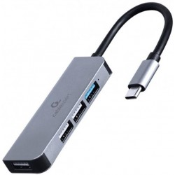 Концентратор USB Cablexpert Grey, 1хUSB3.0, 3хUSB2.0 (UHB-CM-U3P1U2P3-01) Концентратор USB Cablexpert Grey, 1хUSB3.0, 3хUSB2.0 (UHB-CM-U3P1U2P3-01)