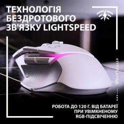 Миша Logitech G502 X Plus White (910-006171) Миша Logitech G502 X Plus White (910-006171)