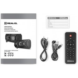 Акустика 2.0 REAL-EL X-777 Black (EL121600019) Акустика 2.0 REAL-EL X-777 Black (EL121600019)