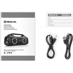 Акустика 2.0 REAL-EL X-747 Black (EL121600013) Акустика 2.0 REAL-EL X-747 Black (EL121600013)