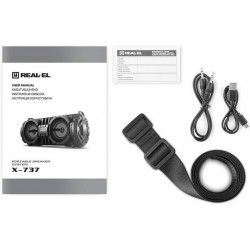 Акустика 2.0 REAL-EL X-737 Black (EL121600016) Акустика 2.0 REAL-EL X-737 Black (EL121600016)