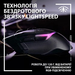 Миша Logitech G502 X Plus Black Wireless (910-006162) Миша Logitech G502 X Plus Black Wireless (910-006162)