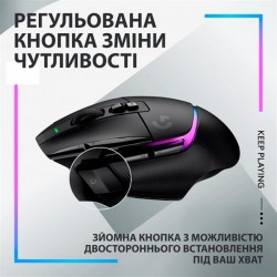 Миша Logitech G502 X Plus Black Wireless (910-006162) Миша Logitech G502 X Plus Black Wireless (910-006162)