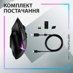 Миша Logitech G502 X Plus Black Wireless (910-006162) Миша Logitech G502 X Plus Black Wireless (910-006162)