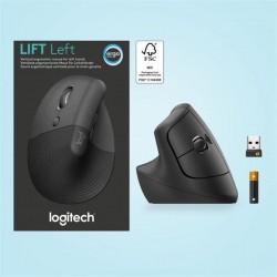 Миша Logitech Lift Vertical Ergonomic Graphite USB Wireless (910-006474) Миша Logitech Lift Vertical Ergonomic Graphite USB Wireless (910-006474)