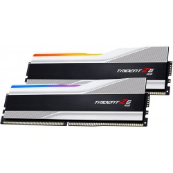 Пам'ять 16GB x2 (32GB kit) DDR5 7200MHz G.Skill Trident Z5 RGB Silver (F5-7200J3445G16GX2-TZ5RS) Пам'ять 16GB x2 (32GB kit) DDR5 7200MHz G.Skill Trident Z5 RGB Silver (F5-7200J3445G16GX2-TZ5RS)