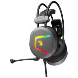 Навушники A4Tech Bloody MC750 Grey RGB USB 7.1