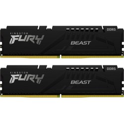 Пам'ять 16GB x2 (32GB kit) DDR5 5600MHz Kingston Fury Beast Black (KF556C36BBEK2-32)