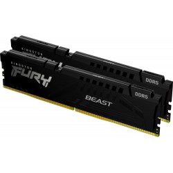 Пам'ять 16GB x2 (32GB kit) DDR5 5600MHz Kingston Fury Beast Black (KF556C36BBEK2-32)
