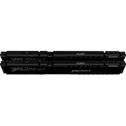 Пам'ять 16GB x2 (32GB kit) DDR5 5600MHz Kingston Fury Beast Black (KF556C36BBEK2-32)