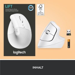 Миша Logitech Lift Vertical Ergonomic White USB (910-006475) Миша Logitech Lift Vertical Ergonomic White USB (910-006475)