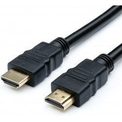 Кабель Atcom HDMI - HDMI 5 м Black, V1.4, позолочені конектори (17393) Кабель Atcom HDMI - HDMI 5 м Black, V1.4, позолочені конектори (17393)