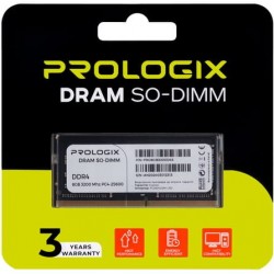 Пам'ять SO-DIMM 8GB DDR4 3200MHz PrologiX (PRO8GB3200D4S) Пам'ять SO-DIMM 8GB DDR4 3200MHz PrologiX (PRO8GB3200D4S)