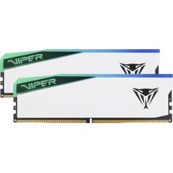 Пам'ять 16GB x2 (32GB kit) DDR5 6200MHz Patriot Viper Elite 5 RGB (PVER532G62C42KW)