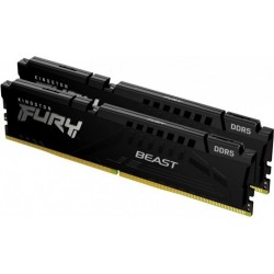 Пам'ять 8GB x2 (16GB kit) DDR5 5600MHz Kingston Fury Beast Black (KF556C40BBK2-16)