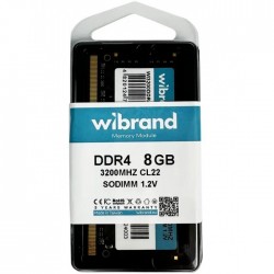 Пам'ять SO-DIMM, DDR4, 8Gb, 3200 MHz, Wibrand, 1.2V, CL22 (WI3200DDR4S/8GB) Пам'ять SO-DIMM, DDR4, 8Gb, 3200 MHz, Wibrand, 1.2V, CL22 (WI3200DDR4S/8GB)