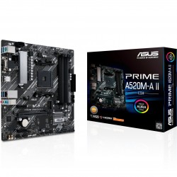 Материнська плата ASUS Prime A520M-A II/CSM (s.AM4) µATX Материнська плата ASUS Prime A520M-A II/CSM (s.AM4) µATX