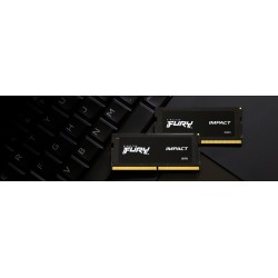 Пам'ять SO-DIMM 16GB x2 (32GB kit) DDR5 5600MHz Kingston Fury Impact (KF556S40IBK2-32) Пам'ять SO-DIMM 16GB x2 (32GB kit) DDR5 5600MHz Kingston Fury Impact (KF556S40IBK2-32)