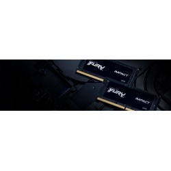 Пам'ять SO-DIMM 16GB x2 (32GB kit) DDR5 5600MHz Kingston Fury Impact (KF556S40IBK2-32) Пам'ять SO-DIMM 16GB x2 (32GB kit) DDR5 5600MHz Kingston Fury Impact (KF556S40IBK2-32)