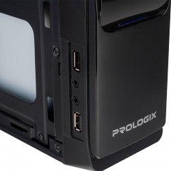 Корпус PrologiX E100 Slim 400W Black