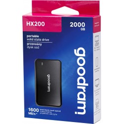 Зовнішній накопичувач GoodRAM SSD 2TB HX200 Black (SSDPR-HX200-2K0)