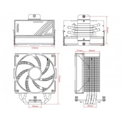 Кулер до процесора ID-COOLING Frozn A410 ARGB White