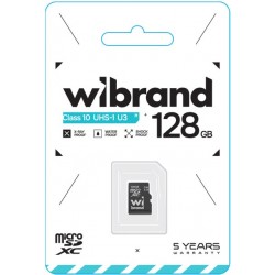Карта пам'яті microSDXC, 128Gb, Wibrand, Class10 UHS-I U3, без адаптера (WICDHU3/128GB) Карта пам'яті microSDXC, 128Gb, Wibrand, Class10 UHS-I U3, без адаптера (WICDHU3/128GB)