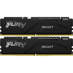 Пам'ять 16GB x2 (32GB kit) DDR5 6000MHz Kingston Fury Beast Black (KF560C36BBE2K2-32)