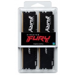 Пам'ять 16GB x2 (32GB kit) DDR5 6000MHz Kingston Fury Beast Black (KF560C36BBE2K2-32)