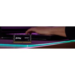 Пам'ять SO-DIMM 32GB DDR5 5600MHz Kingston Fury Impact PnP (KF556S40IB-32) Пам'ять SO-DIMM 32GB DDR5 5600MHz Kingston Fury Impact PnP (KF556S40IB-32)