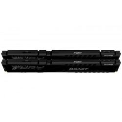 Пам'ять 8GB x2 (16GB kit) DDR5 6000MHz Kingston Fury Beast Black (KF560C30BBEK2-16)