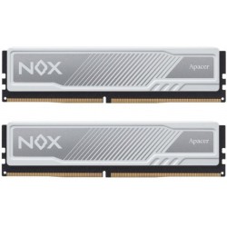 Пам'ять 16GB x2 (32GB kit) DDR5 5600MHz Apacer NOX White (AH5U32G56C522MWAA-2)