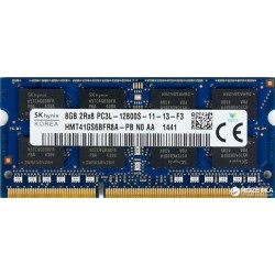 Пам'ять SO-DIMM 8GB DDR3L 1600MHz Hynix DDR3L (HMT41GS6BFR8A-PB) Пам'ять SO-DIMM 8GB DDR3L 1600MHz Hynix DDR3L (HMT41GS6BFR8A-PB)