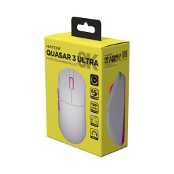 Миша Hator Quasar 3 Ultra 8K Wireless White (HTM771) Миша Hator Quasar 3 Ultra 8K Wireless White (HTM771)