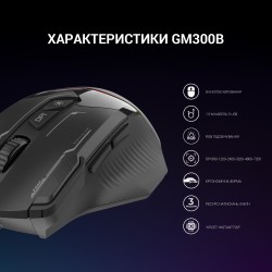 Миша GamePro GM300B Black (GM300B)