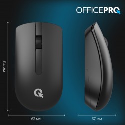 Миша OfficePro M175B Silent Click Wireless Black (M175B)