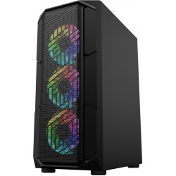 Корпус 1stPlayer XF-BK-4F7 Black Корпус 1stPlayer XF-BK-4F7 Black