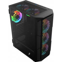 Корпус 1stPlayer XF-BK-4F7 Black Корпус 1stPlayer XF-BK-4F7 Black