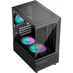 Корпус 1stPlayer Mi2-A-BK-2F7R-1F7 Black