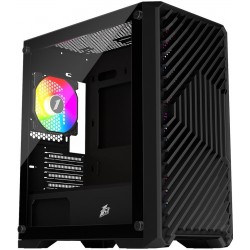 Корпус 1stPlayer T5-BK-4F1 Black Корпус 1stPlayer T5-BK-4F1 Black