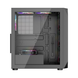Корпус 1stPlayer AY7-BK-4F1 Black Корпус 1stPlayer AY7-BK-4F1 Black