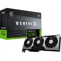 Відеокарта MSI RTX 5080 16G VENTUS 3X OC 16GB DDR7 256bit (RTX 5080 16G VENTUS 3X OC) Відеокарта MSI RTX 5080 16G VENTUS 3X OC 16GB DDR7 256bit (RTX 5080 16G VENTUS 3X OC)
