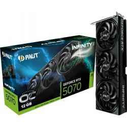Відеокарта Palit GF RTX 5070 Infinity 3 OC 12GB DDR7 192bit (NE75070S19K9-GB2050S) Відеокарта Palit GF RTX 5070 Infinity 3 OC 12GB DDR7 192bit (NE75070S19K9-GB2050S)