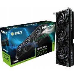 Відеокарта Palit GF RTX 5070 Infinity 3 12GB DDR7 192bit (NE75070019K9-GB2050S) Відеокарта Palit GF RTX 5070 Infinity 3 12GB DDR7 192bit (NE75070019K9-GB2050S)