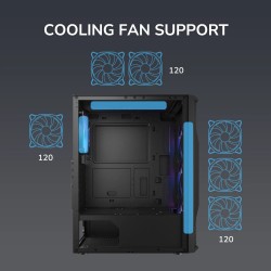 Корпус Cougar MX110 RGB Black (MX110 RGB)