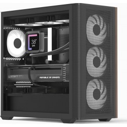 Корпус AeroCool D301A-G-BK-v2 Black (ACCS-DS03043.11)