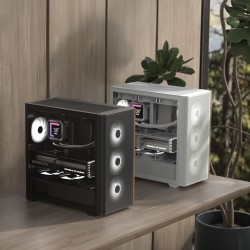 Корпус AeroCool D301A-G-BK-v2 Black (ACCS-DS03043.11)