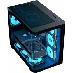 Корпус AeroCool P300C-G-BK-v1 Black (ACCS-PN02033.11)