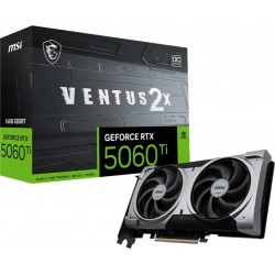 Відеокарта MSI GeForce RTX 5060 Ti 16G VENTUS 2X OC PLUS 16GB DDR7 128bit Відеокарта MSI GeForce RTX 5060 Ti 16G VENTUS 2X OC PLUS 16GB DDR7 128bit